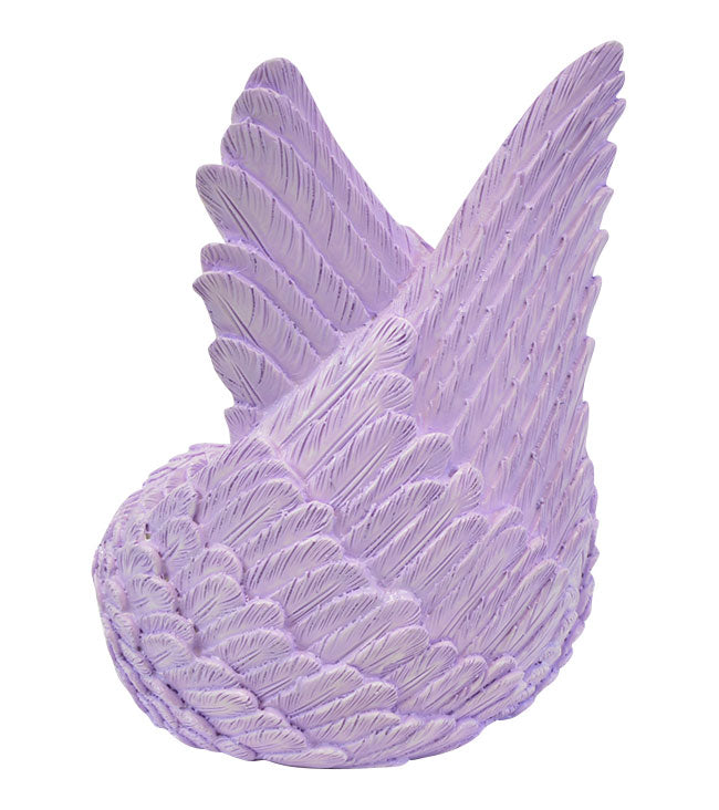Purple Angel Wings Infant Urn