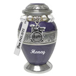 Drum Set Purple Mini Keepsake Urn - Love Charms® Option