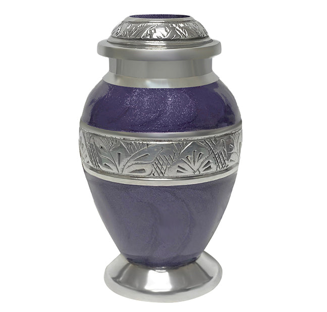 Drum Set Purple Mini Keepsake Urn - Love Charms® Option