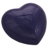Purple Swirl Engraved Heart Keepsake Urn - Stand Option