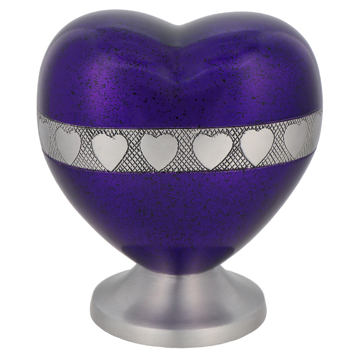 Purple Hearts Medium Urn
