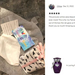 In Loving Memory Purple Heart Keepsake Urn - Love Charms® Option