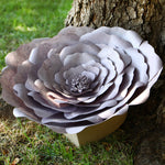 Purple Peaceful Petal® Flower Water Burial Adult or Companion Urn - Teal Butterfly Option