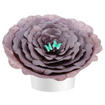 Purple Peaceful Petal® Flower Water Burial Adult or Companion Urn - Teal Butterfly Option