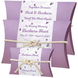 Purple Petals Peaceful Pillow® Water Burial Cremation Urn - Biodegradable Water Burial At Sea Urn - Wide River Urn