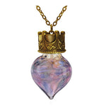 Purple Swirl Heart Teardrop Crown Jewelry