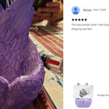 Purple Angel Wings Keepsake Urn