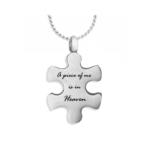 Puzzle Piece in Heaven Ash Urn - Love Charms™ Option
