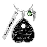 Ouija Planchette Jewelry Cremation Urn - Love Charms® Option