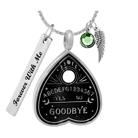Ouija Planchette Jewelry Cremation Urn - Love Charms® Option