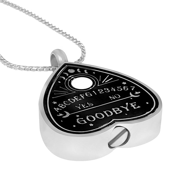 Ouija Planchette Jewelry Cremation Urn - Love Charms® Option