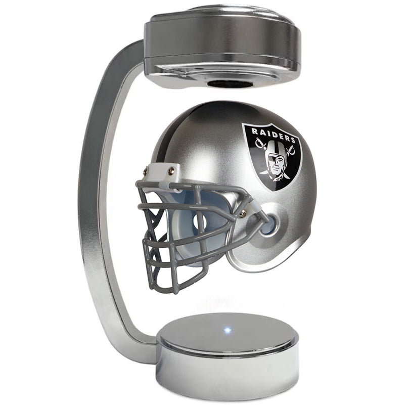 Football Adult or Medium Cremation Urn & Las Vegas Raiders Hover Helmet Décor - Free Engraving