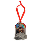 Rainbow Bridge Pet Ornament  Urn - Free Name Engraved