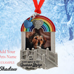Rainbow Bridge Pet Ornament  Urn - Free Name Engraved