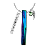 Rainbow Bar Stainless Jewelry Ash Urn - Love Charms® Option