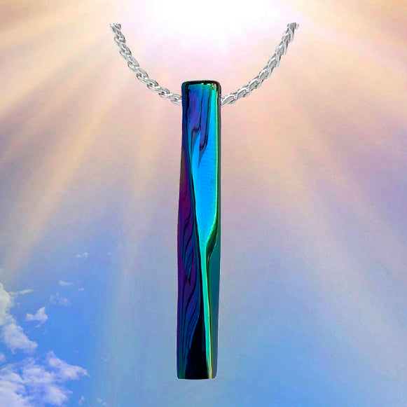 Rainbow Bar Stainless Jewelry Ash Urn - Love Charms® Option