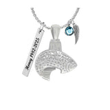 Gone Fishing Ashes Pendant Urn - Love Charms® Option