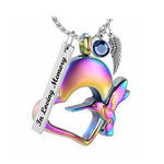 Rainbow Hummingbird Ash Urn - Love Charms™ Option