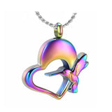 Rainbow Hummingbird Ash Urn - Love Charms™ Option