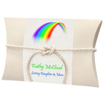 Rainbow Peaceful Pillow® Water Burial Cremation Urn - Burial At Sea Urn - Wide River Urn