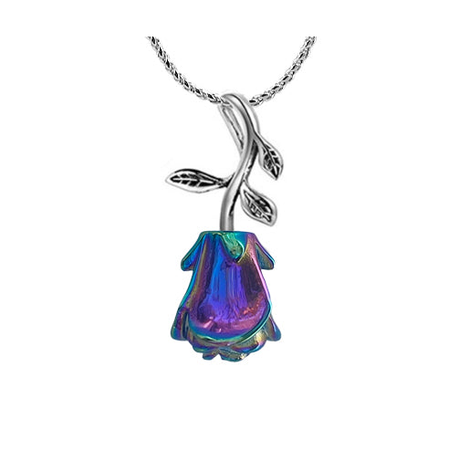 Rainbow Rose Jewelry Ash Urn - Love Charms™ Option