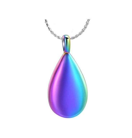 Rainbow Teardrop Ash Urn - Love Charms® Option