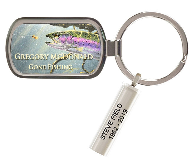 Rainbow Trout Keychain Urn by Abraham Hunter