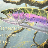 Rainbow Trout Keychain Urn by Abraham Hunter