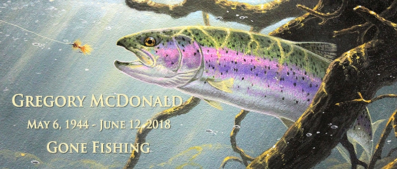Rainbow Trout Keychain Urn by Abraham Hunter