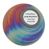 South Western Raku Cremation Adult or Medium Urn - Personalization Option