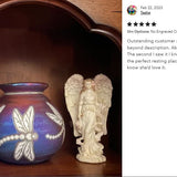 Dragonfly Raku Cremation Adult or Medium Urn - Personalization Option