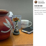 Dragonfly Raku Cremation Adult or Medium Urn - Personalization Option