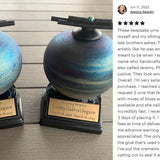 Raku Sticks & Stones Keepsake Urn & Engraved Stand