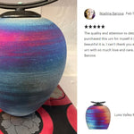 South Western Raku Medium Urn