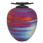 South Western Raku Medium Urn