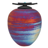 South Western Raku Medium Urn