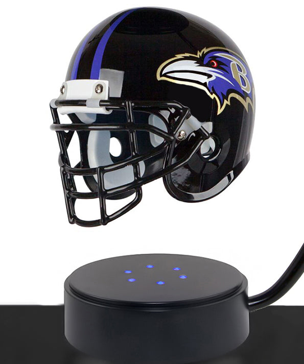 Football Adult or Medium Cremation Urn & Baltimore Ravens Hover Helmet Décor - Free Engraving
