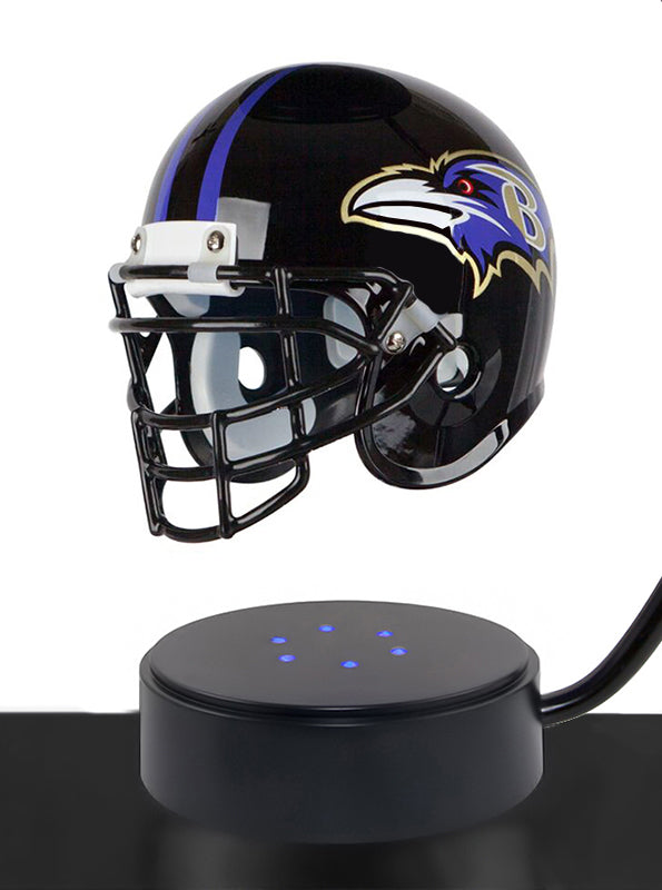 Football Adult or Medium Cremation Urn & Baltimore Ravens Hover Helmet Décor - Free Engraving