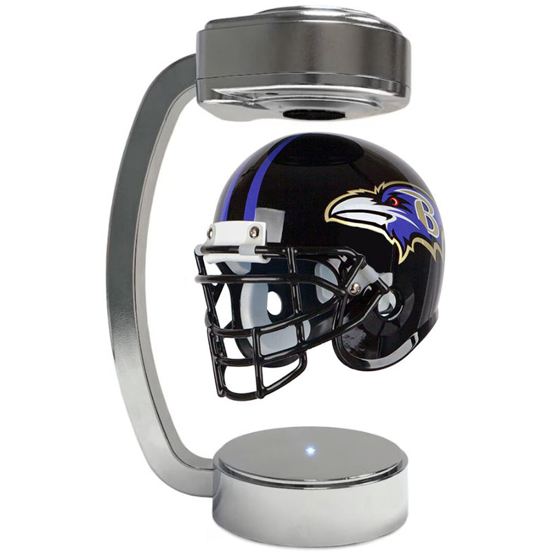 Football Adult or Medium Cremation Urn & Baltimore Ravens Hover Helmet Décor - Free Engraving