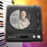 Turntable or Record Player CD Adult Cremation Urn - Photo Option