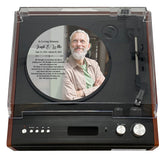 Turntable or Record Player CD Adult Cremation Urn - Photo Option