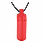 Red Capsule Ash Urn Pendant