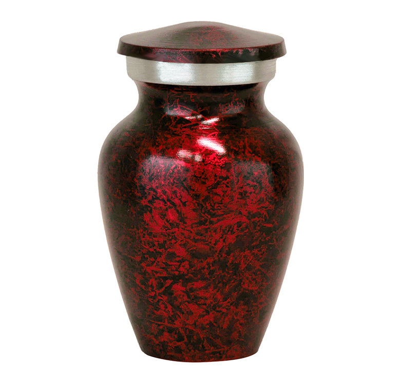 In Loving Memory Red Mini Urn - Love Charms® Option