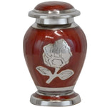 Cashmere Red Rose Keepsake Urn
