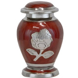 Cashmere Red Rose Keepsake Urn