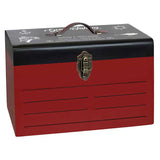 Gone Fishing Tackle Box Red Cremation Urn front