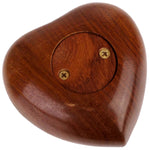 Always In My Heart Wood Keepsake Cremation Urn - Engraving Option