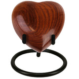 Always In My Heart Wood Keepsake Cremation Urn - Engraving Option