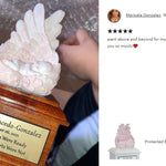 In Loving Arms Pink Infant Urn - Baby Angel Urn For Infants