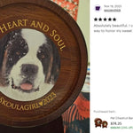 Pet Chestnut Barrel Urn - Small or Large Dog or Cat Urns